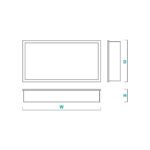 ⁦درج داخلي سحاب مبطن بالجلد – A014⁩ - الصورة ⁦3⁩