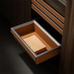 درج داخلي سحاب مبطن بالجلد – A014